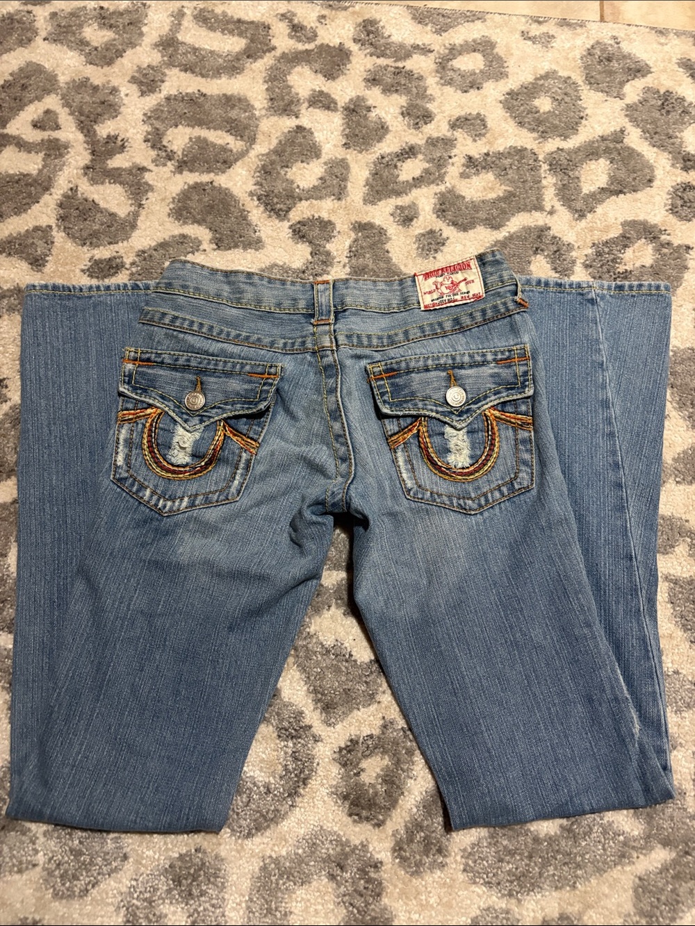 Vintage true religion bell bottom / wide flare jeans - Picture 1 of 3